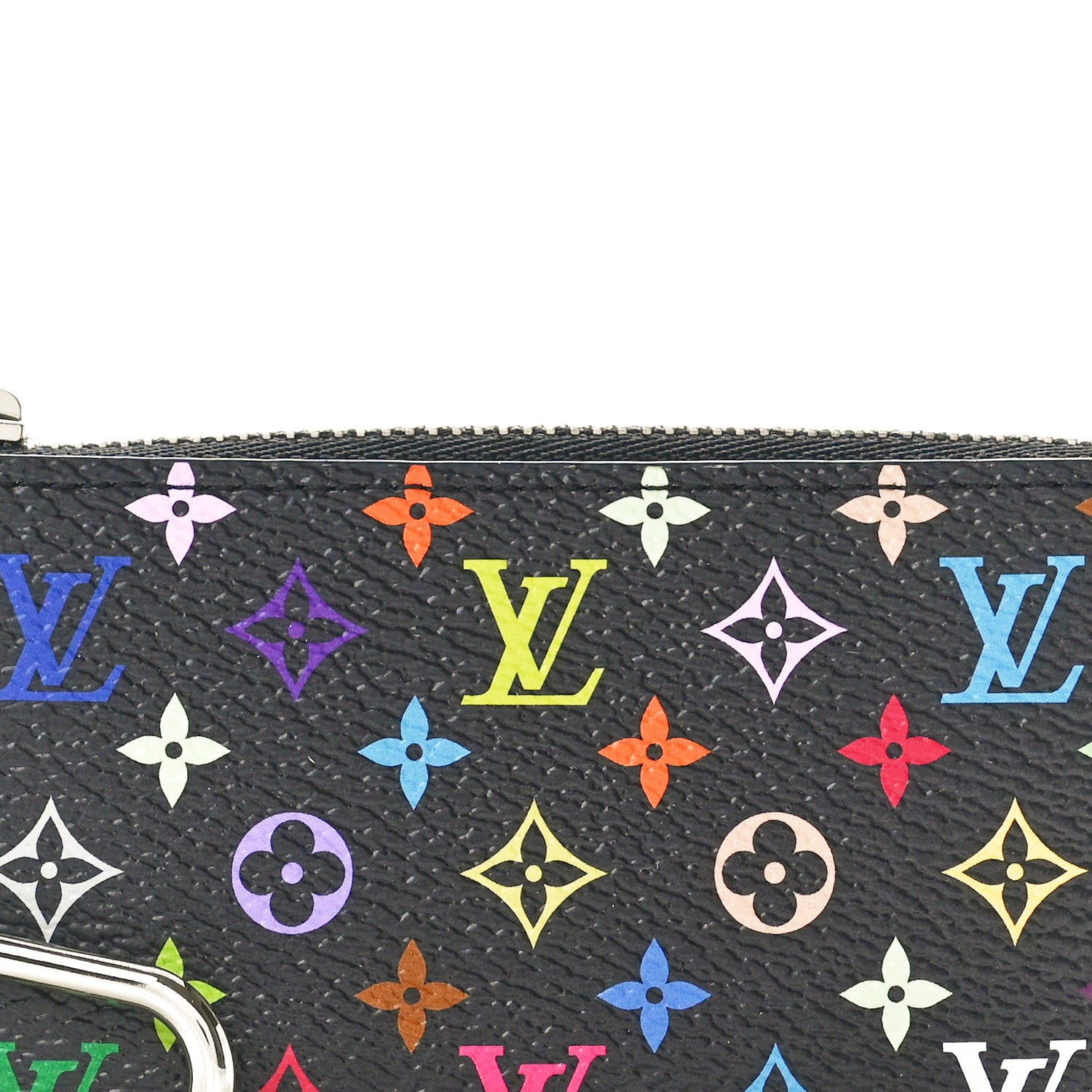 Louis Vuitton LV X TM Monogram Multicolor Key Pouch Black 7 of 8