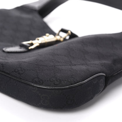 Gucci Monogram Small Jackie O Hobo Black 7 of 10