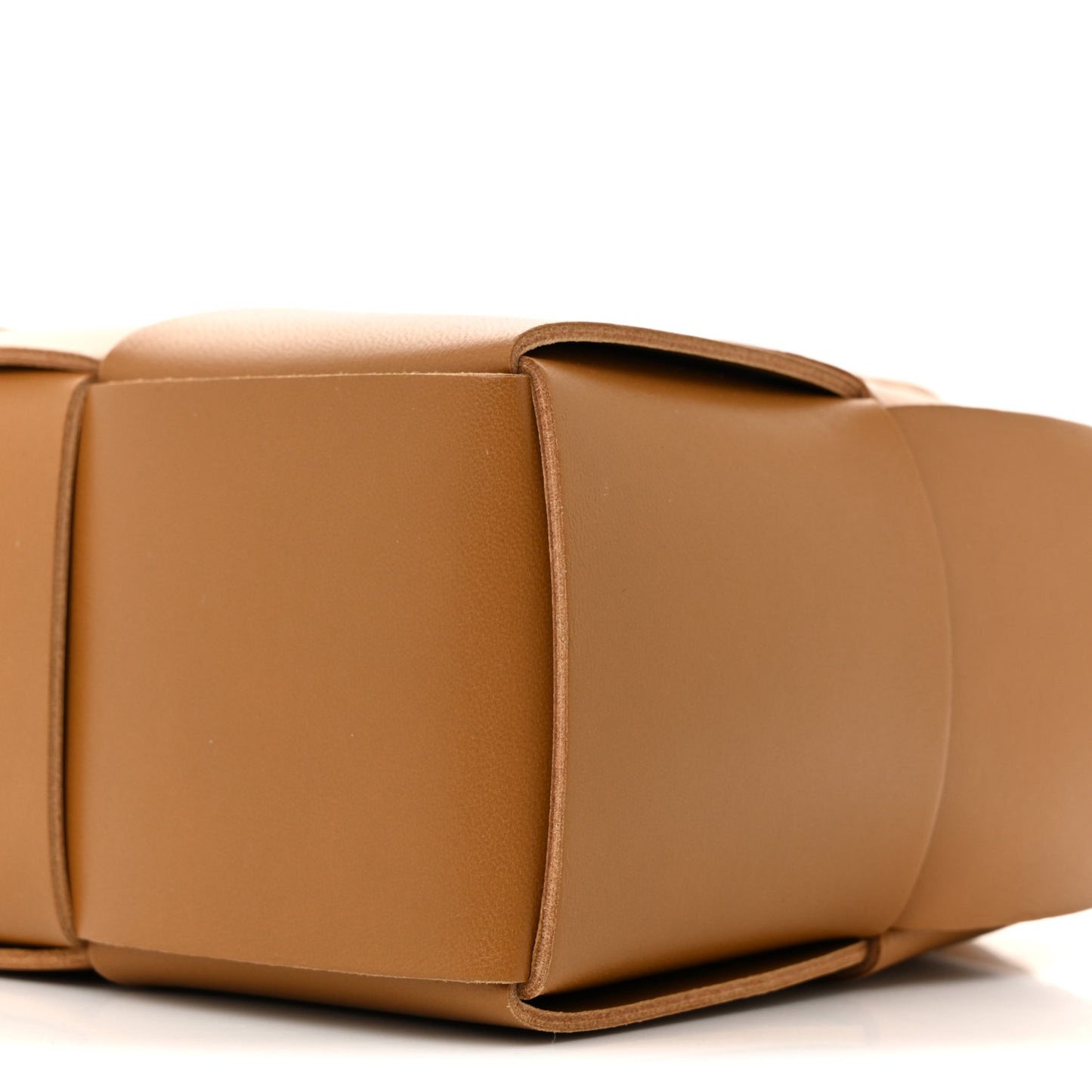 Nappa Maxi Intrecciato Mini Arco Tote Camel