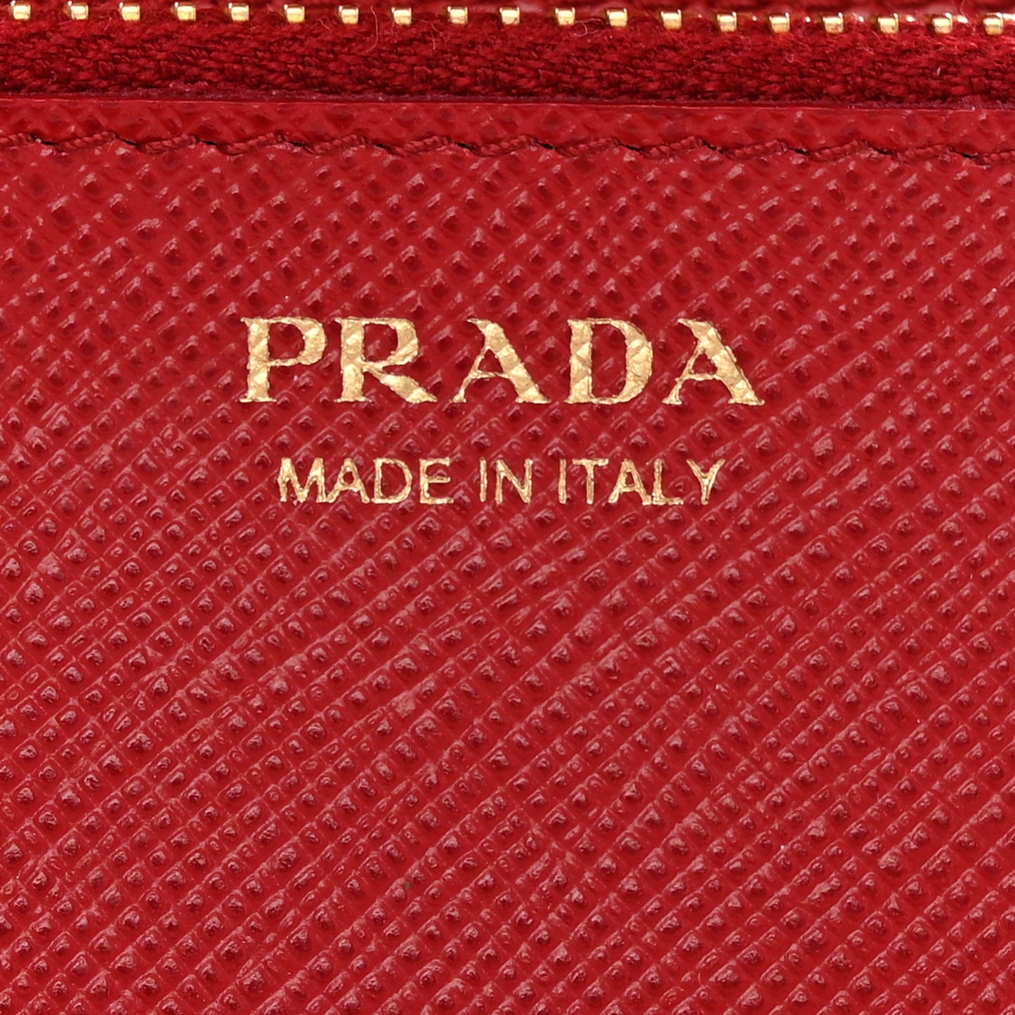 Saffiano Metal Medium Wallet Rosso