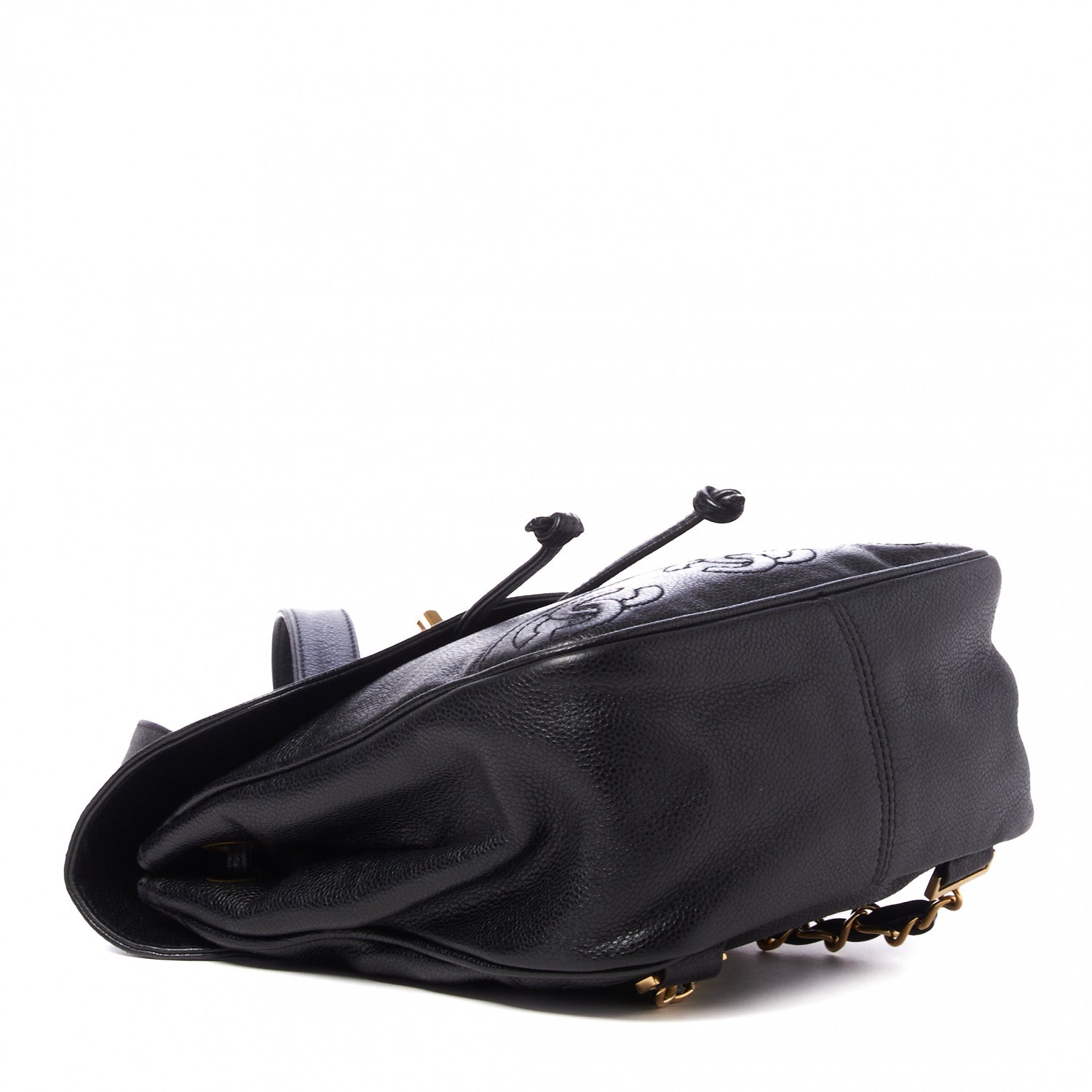 Chanel Caviar CC Backpack Black 3 of 9