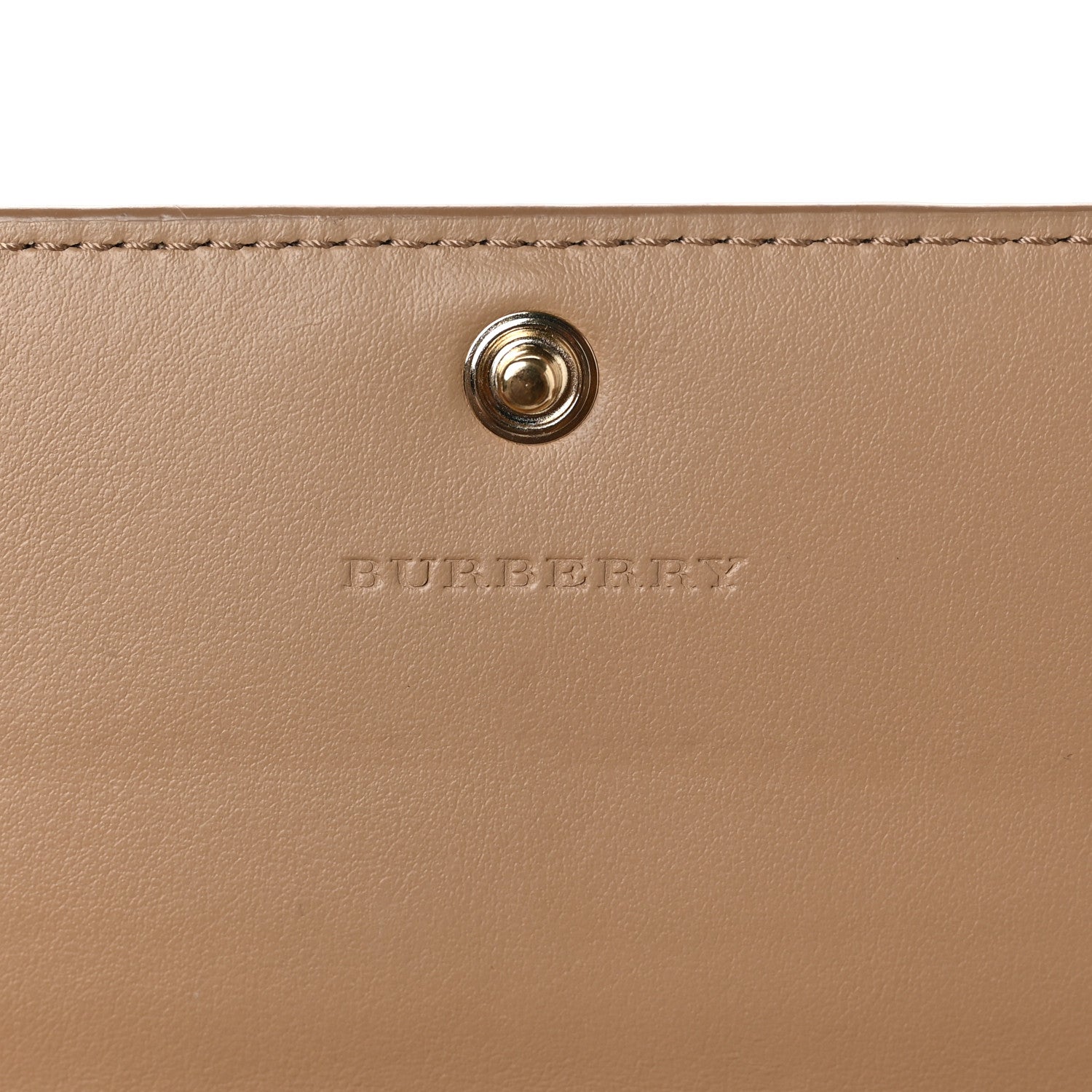 Burberry Haymarket Check Halton Wallet Tan 6 of 6