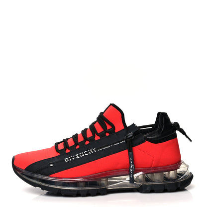 Givenchy Calfskin Spectre Low Runners Sneakers 41 Red Black 1 of 11