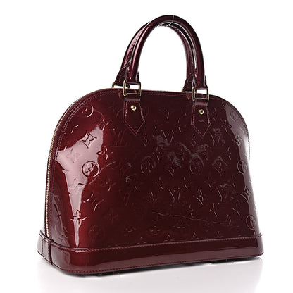 Louis Vuitton Vernis Alma PM Rouge Fauviste 3 of 9