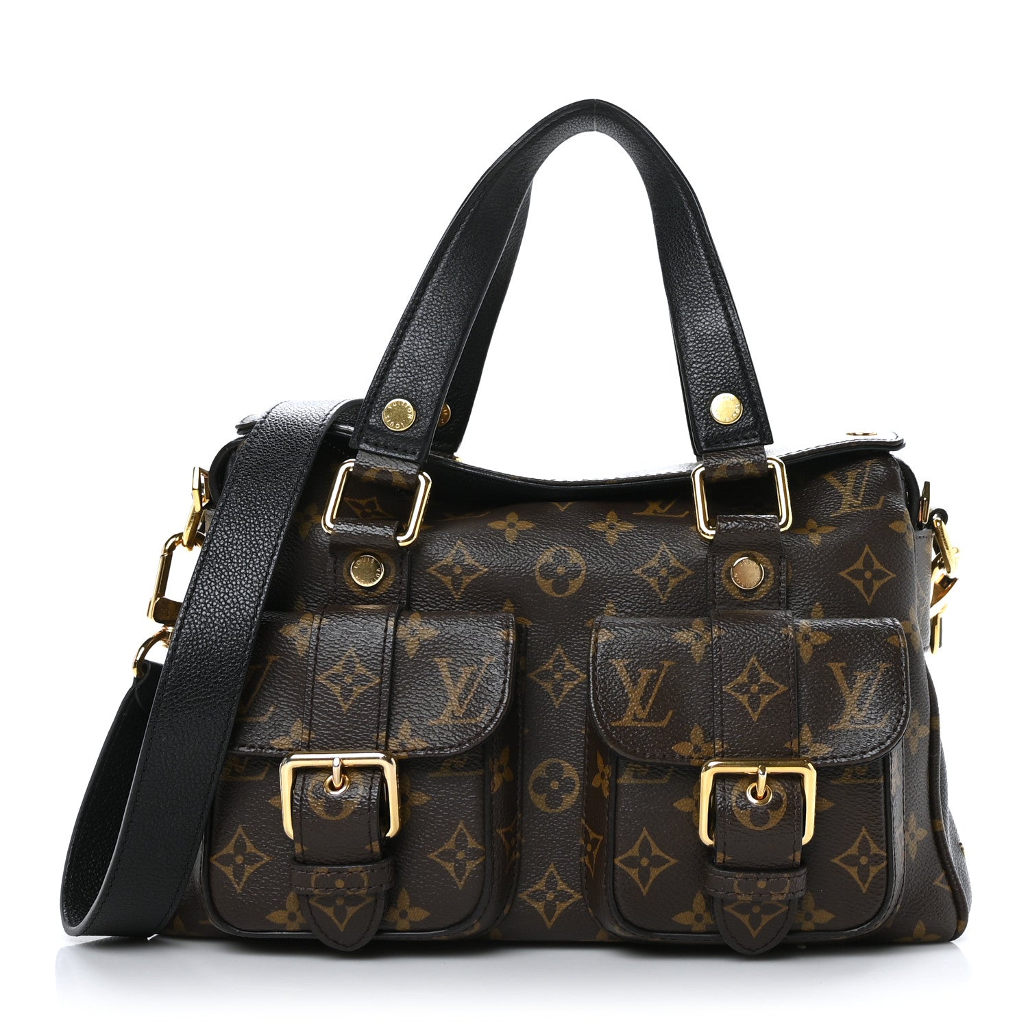 Louis Vuitton Monogram Manhattan NM Black 1 of 10