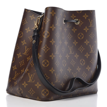 Louis Vuitton Monogram Neonoe MM Black 3 of 7