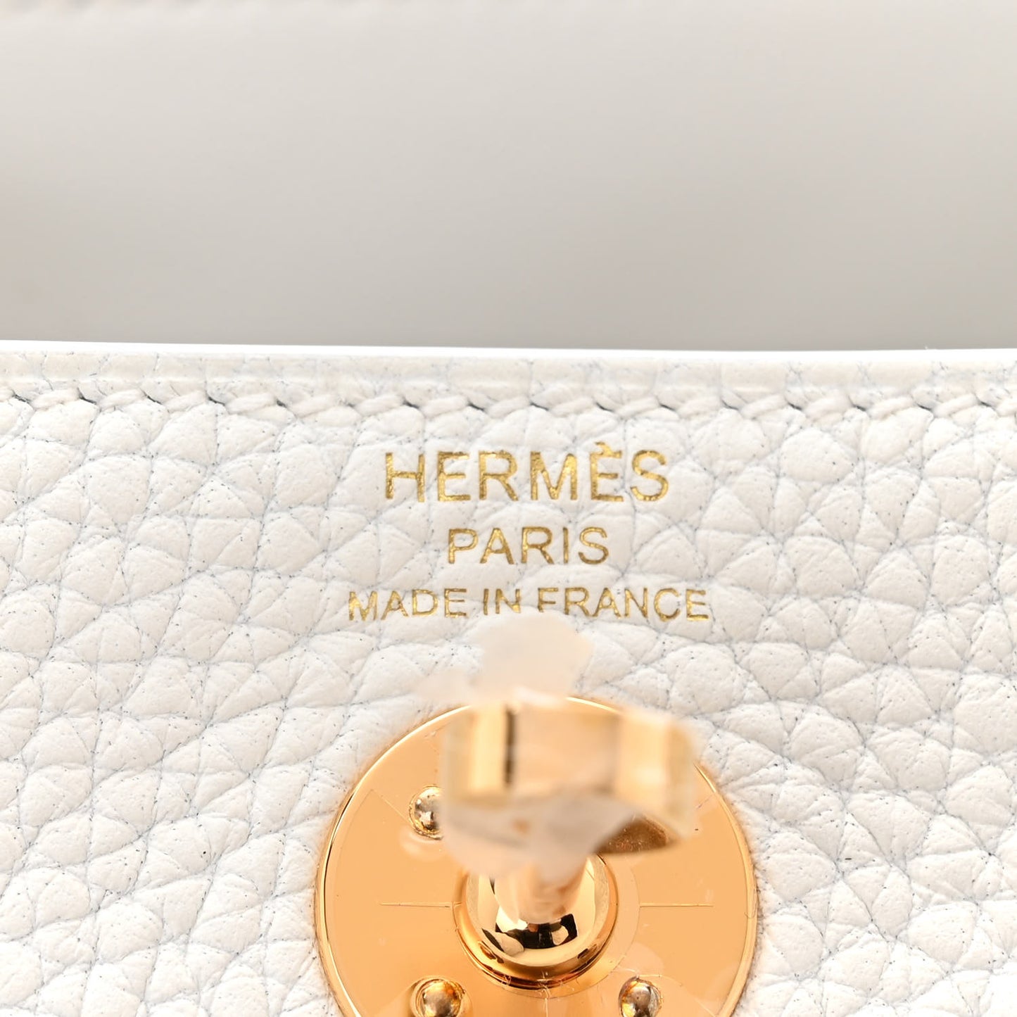 Taurillon Clemence Mini Lindy 20 New White