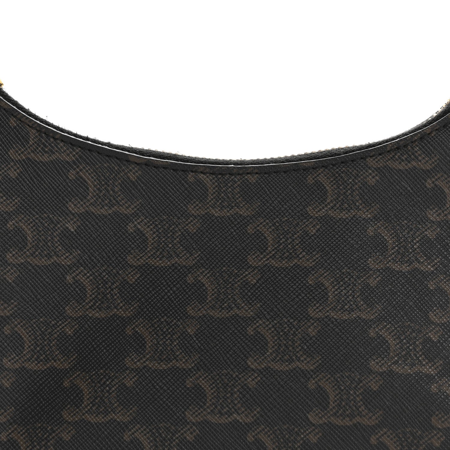 Celine Triomphe Canvas Calfskin Ava Shoulder Bag Tan 9 of 15