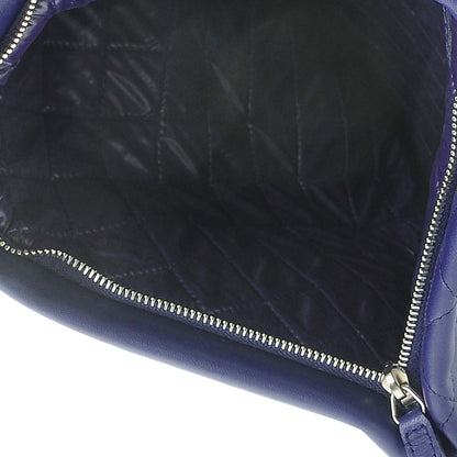 Chanel Lambskin Quilted CC Beauty Clutch Blue 6 of 8