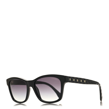 Chanel Acetate Quilted Square Sunglasses 5484-A Black 1 of 7