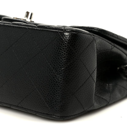 Chanel Caviar Quilted Mini Square Flap Black 11 of 12