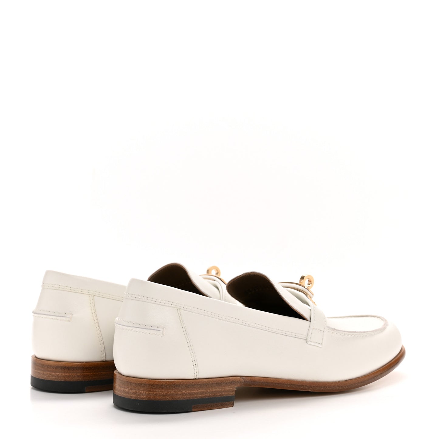 Calfskin Womens Destin Loafer 39 White