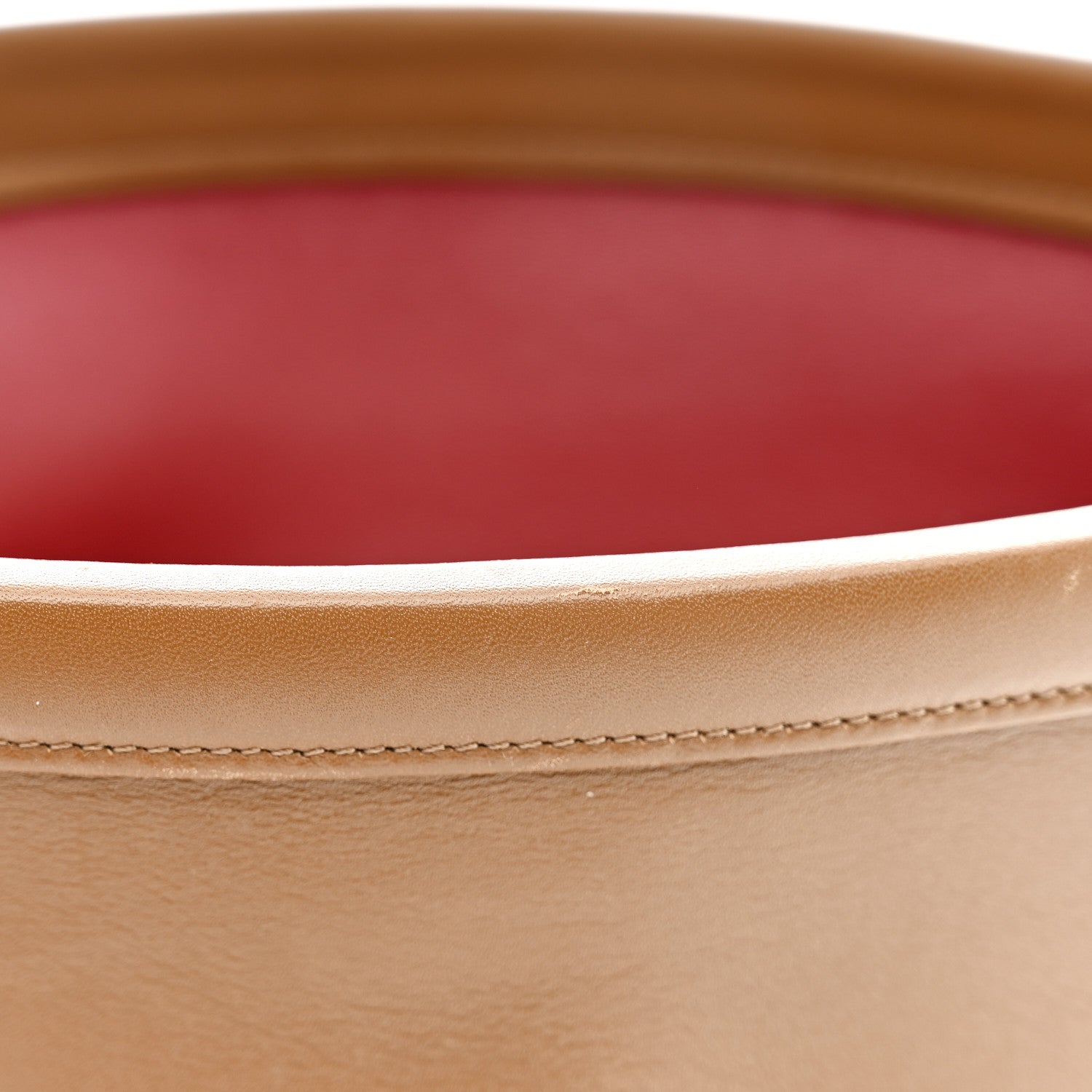 Celine Smooth Calfskin Clasp Bucket Bag Brown 11 of 14