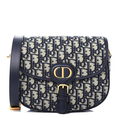 Christian Dior Oblique Medium Bobby Flap Blue 1 of 10