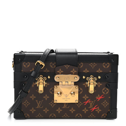 Louis Vuitton Monogram Petite Malle Black 1 of 10