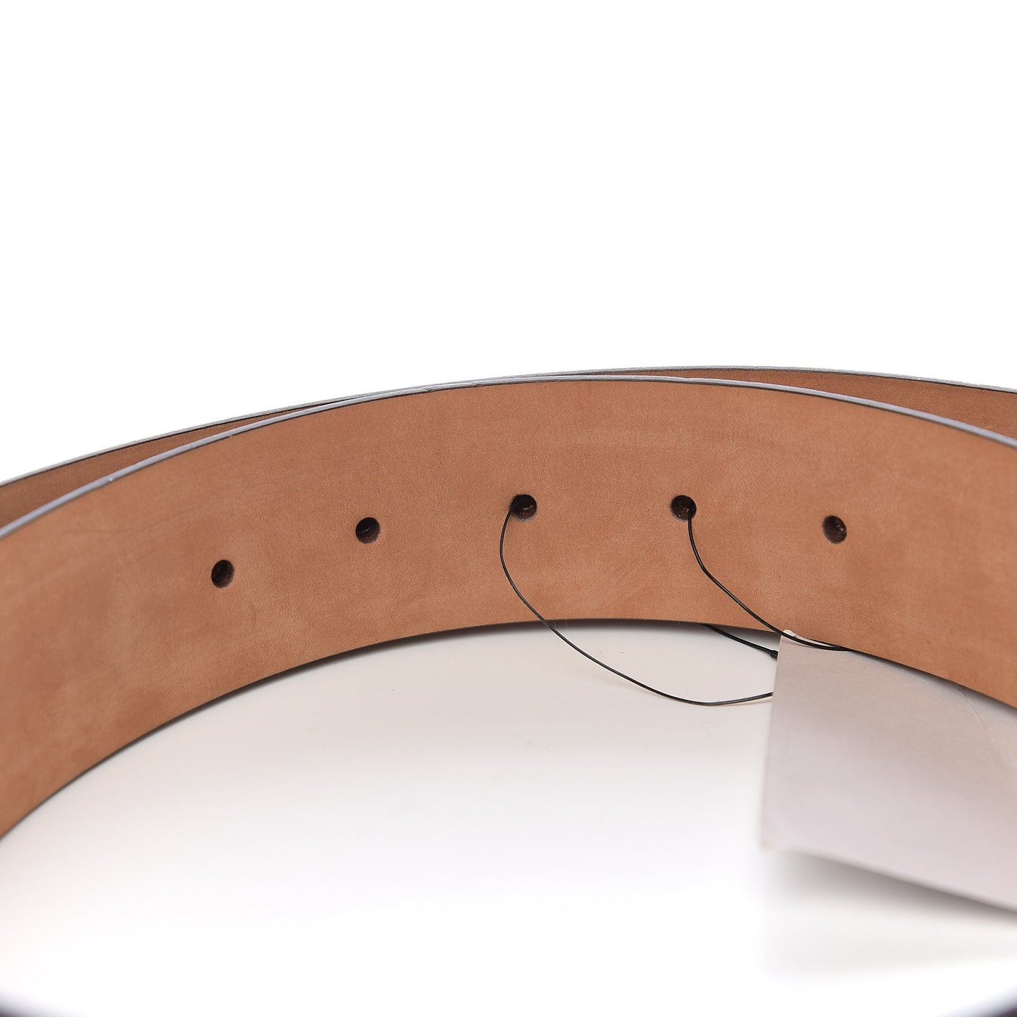 GG Supreme Monogram Selleria Interlocking G 40mm Belt 90 36 Beige Ebony Cuir