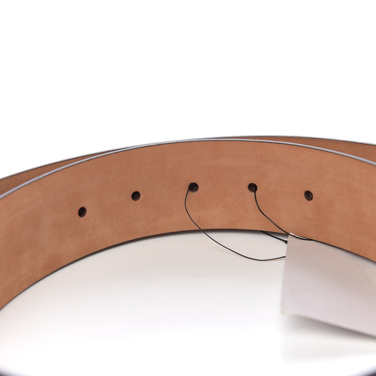 Gucci GG Supreme Monogram Selleria Interlocking G 40mm Belt 90 36 Beige Ebony Cuir 5 of 5