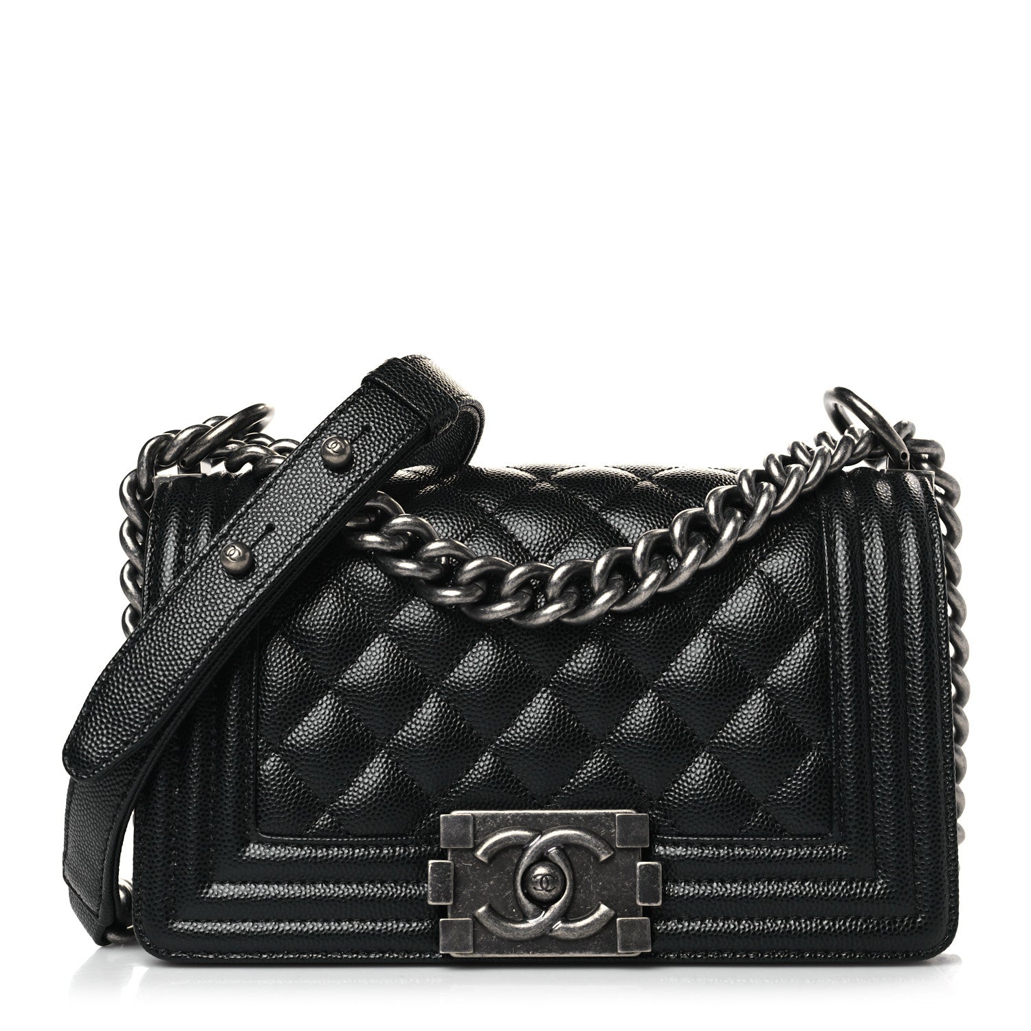 Chanel Caviar Quilted Small Boy Flap Black 1 of 10