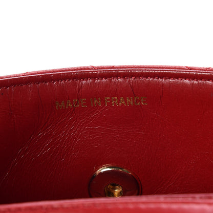 Chanel Lambskin Quilted Mini Flap Red 8 of 18