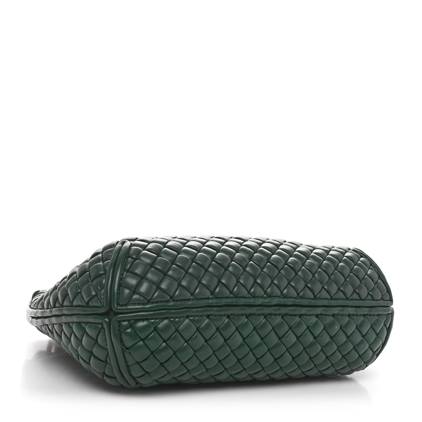 Nappa Intrecciato Small Clicker Shoulder Bag Raintree