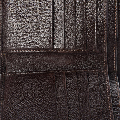 Gucci Monogram Abbey Compact Wallet Dark Brown 11 of 18