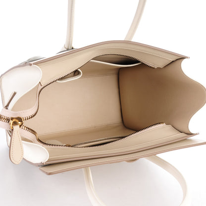 Celine Shiny Smooth Calfskin Micro Tri-Color Luggage Natural 6 of 8