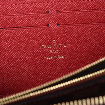 Louis Vuitton Damier Ebene Clemence Wallet Cherry 6 of 8