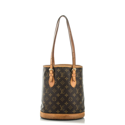 Louis Vuitton Monogram Petit Bucket 23 1 of 9