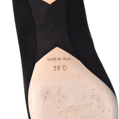 Christian Dior Suede Songe Pumps 38 Black 9 of 11