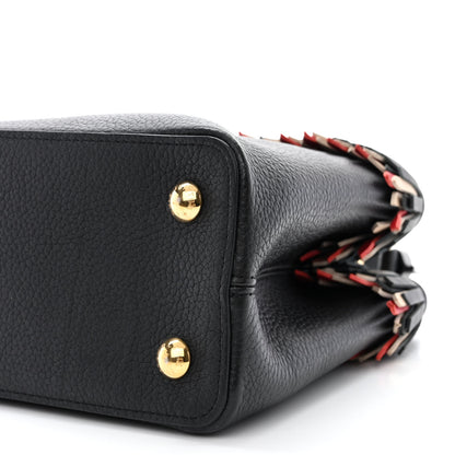 Louis Vuitton Hanami Taurillon Capucines BB Black Multicolor 9 of 9