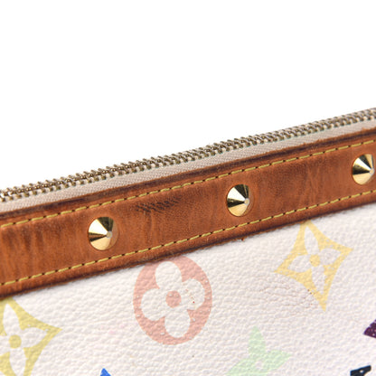Louis Vuitton Monogram Multicolor Pochette Accessories White 12 of 13