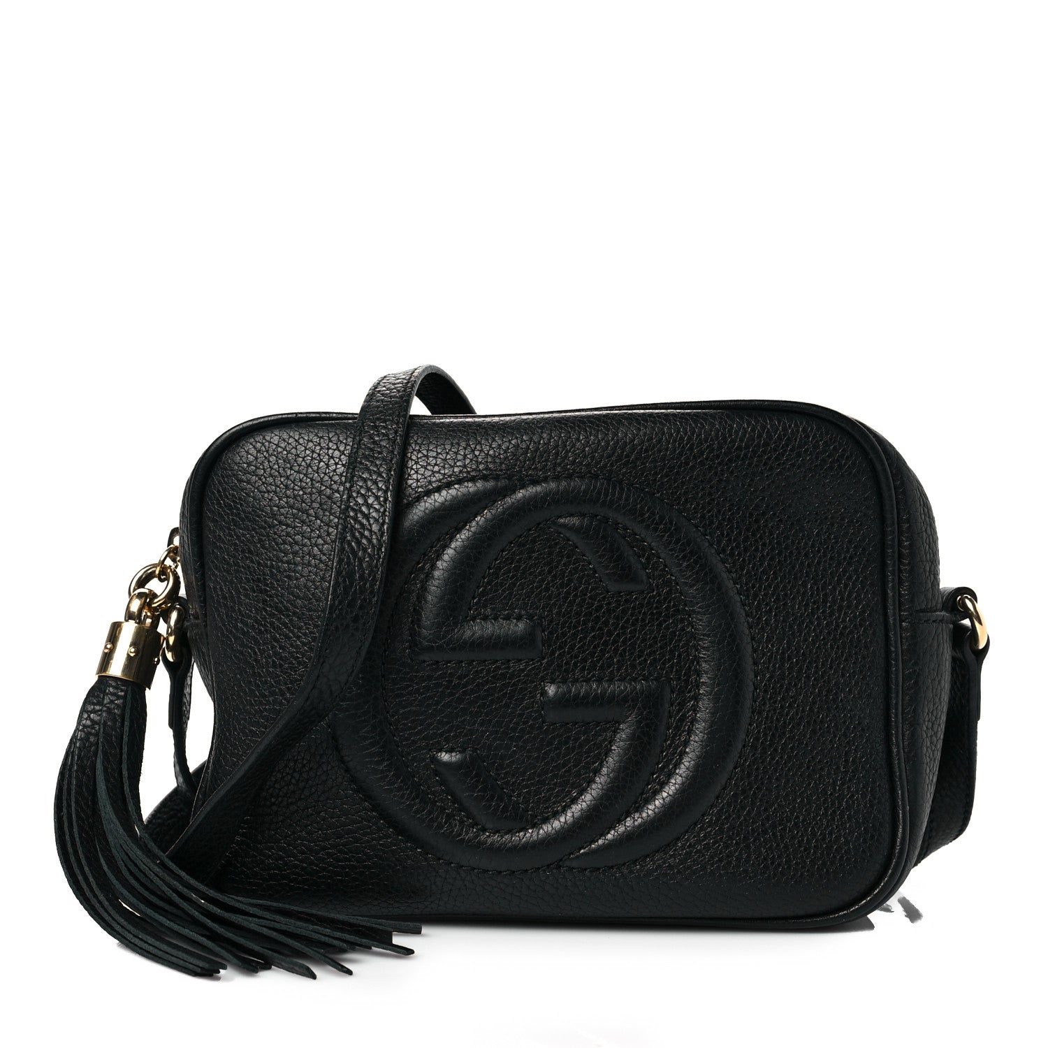 Gucci Pebbled Calfskin Small Soho Disco Bag Black 1 of 7