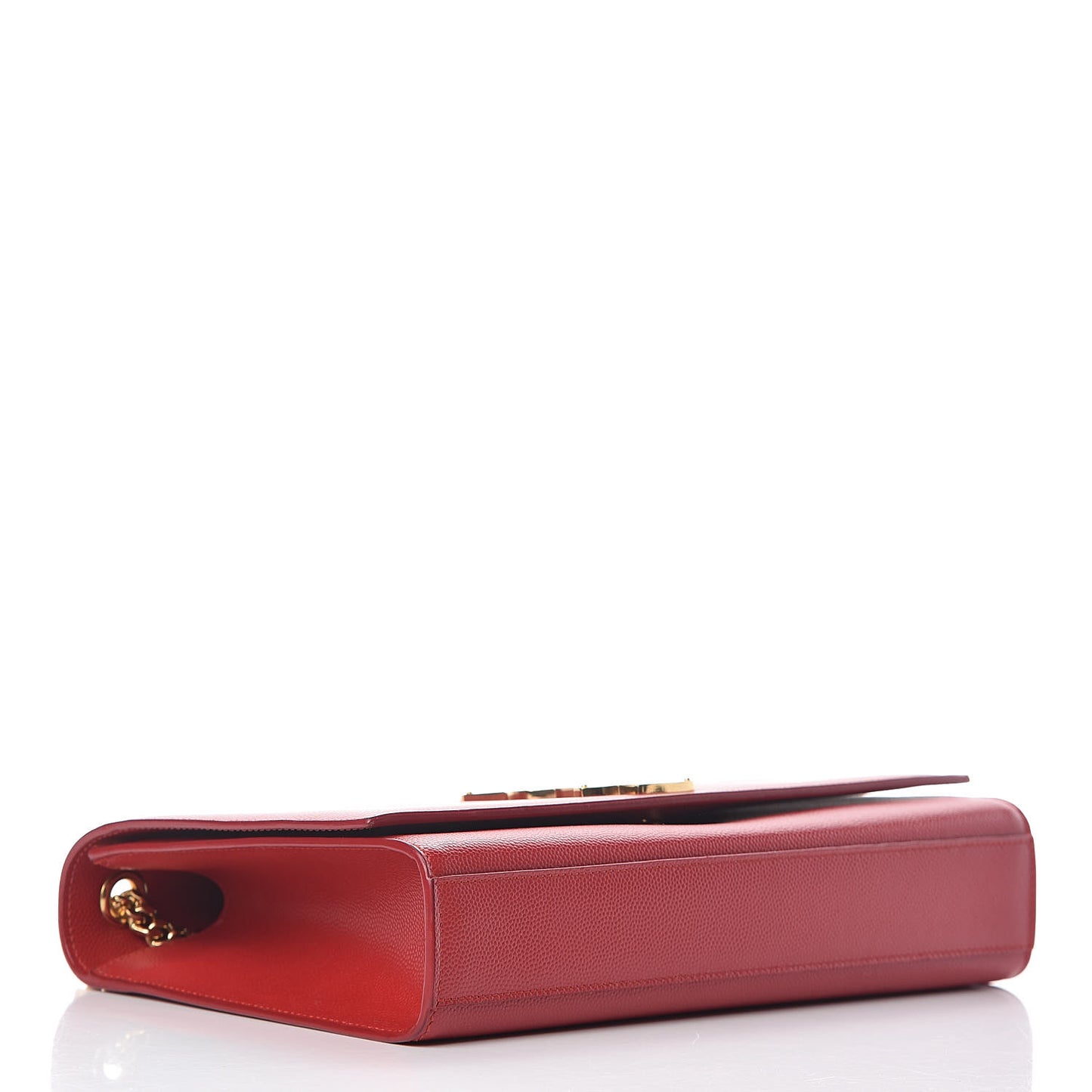 Grain De Poudre Medium Monogram Kate Satchel Red