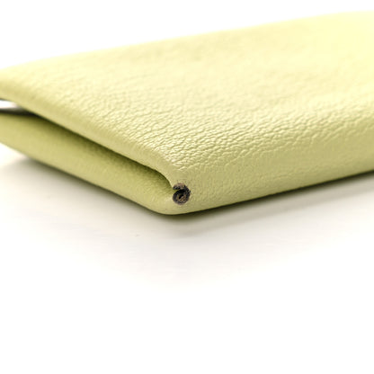 Hermes Chevre Mysore Calvi Card Case Jaune Bourgeon 10 of 12