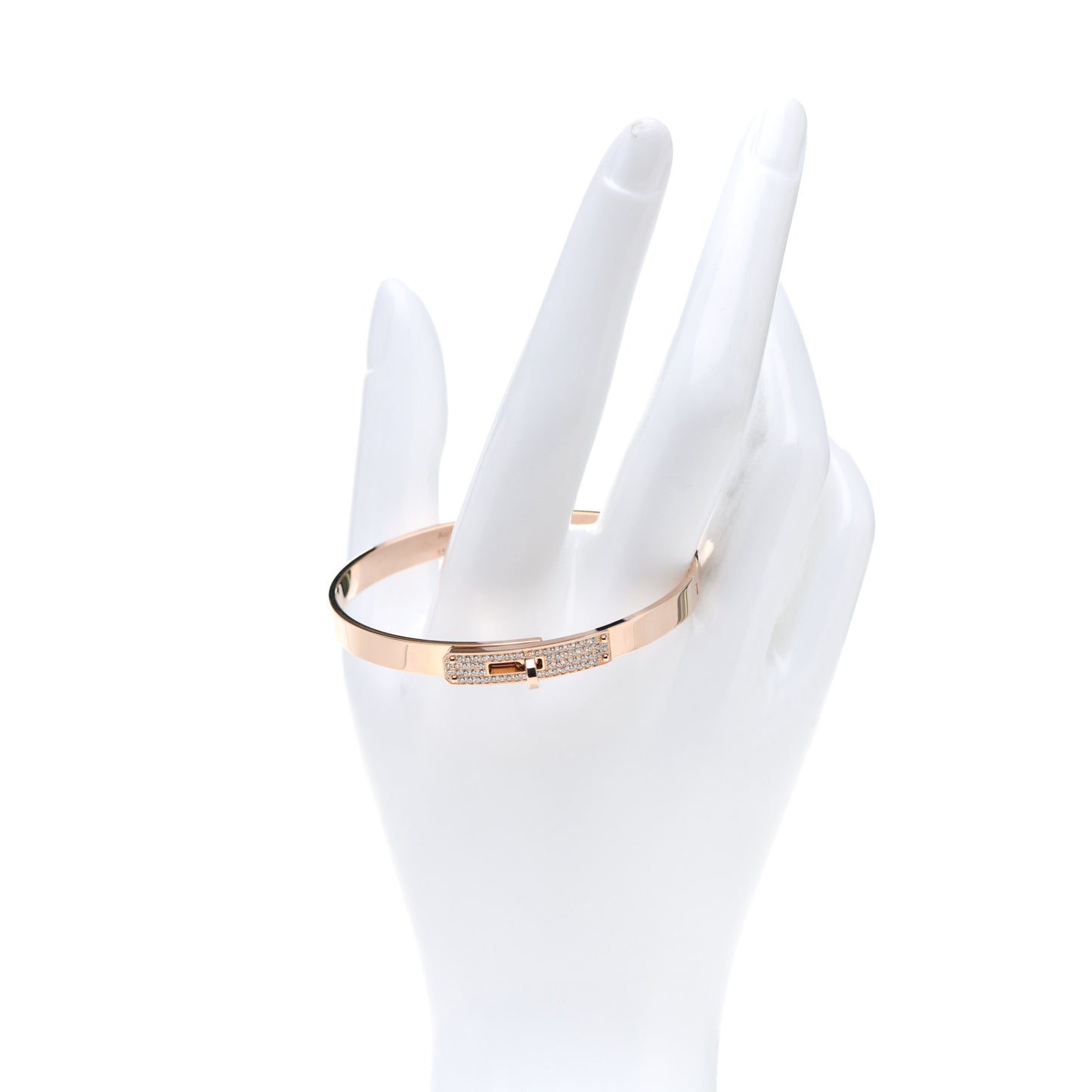 18K Rose Gold Diamond PM Kelly Pave Bracelet SH