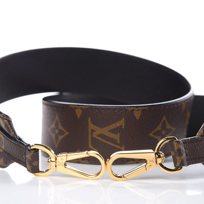 Louis Vuitton Monogram Bandouliere Shoulder Strap Black 3 of 6