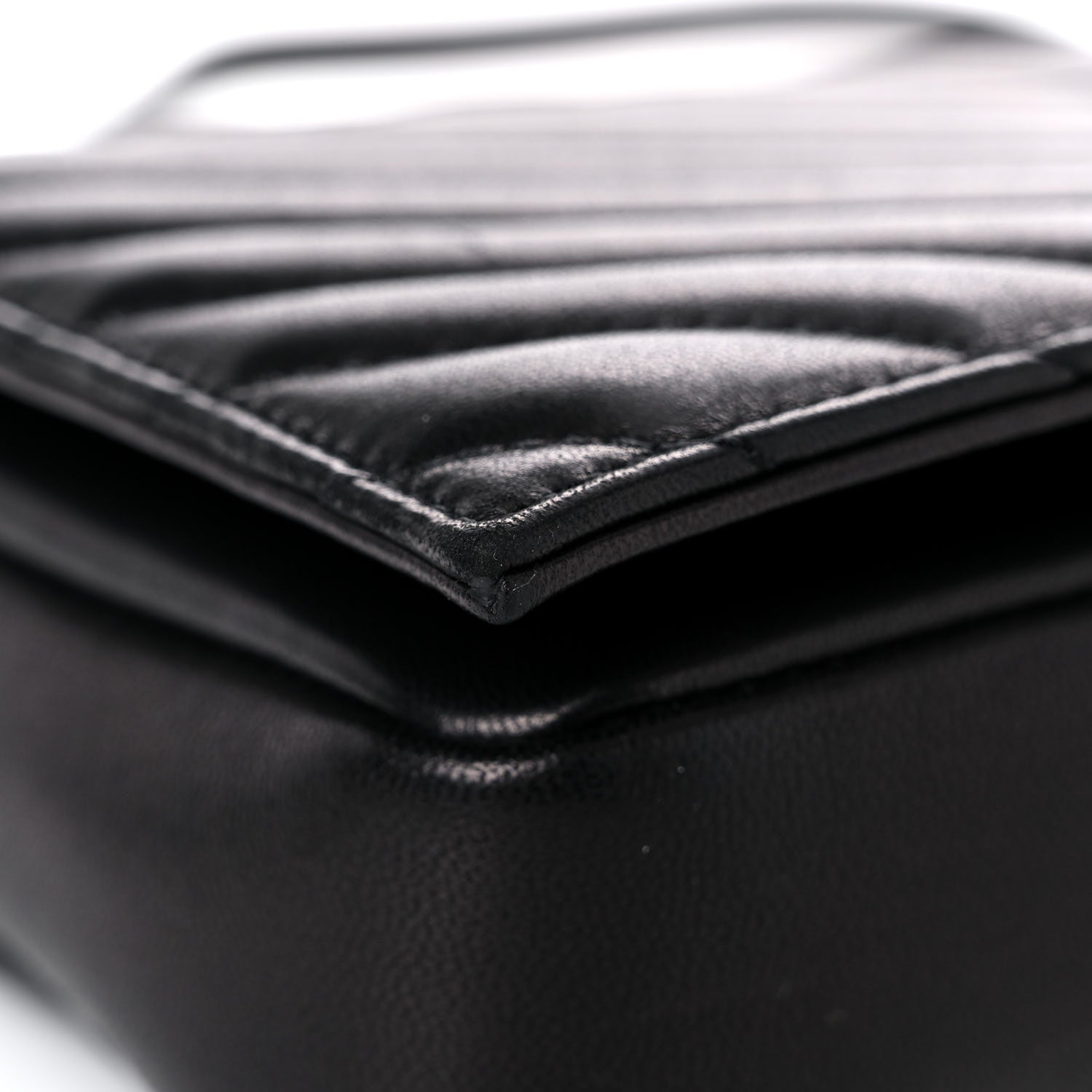 Saint Laurent Lambskin Matelasse Monogram Kate 99 Black 9 of 15