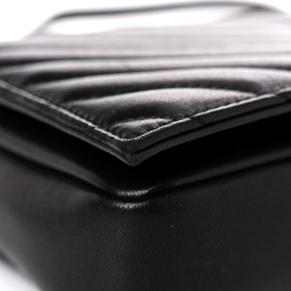 Saint Laurent Lambskin Matelasse Monogram Kate 99 Black 9 of 15