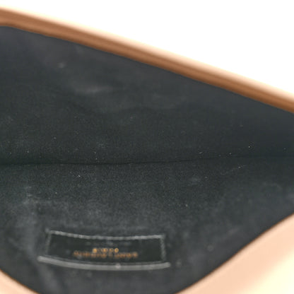 Saint Laurent Grain De Poudre Uptown Pouch Dark Beige 5 of 13