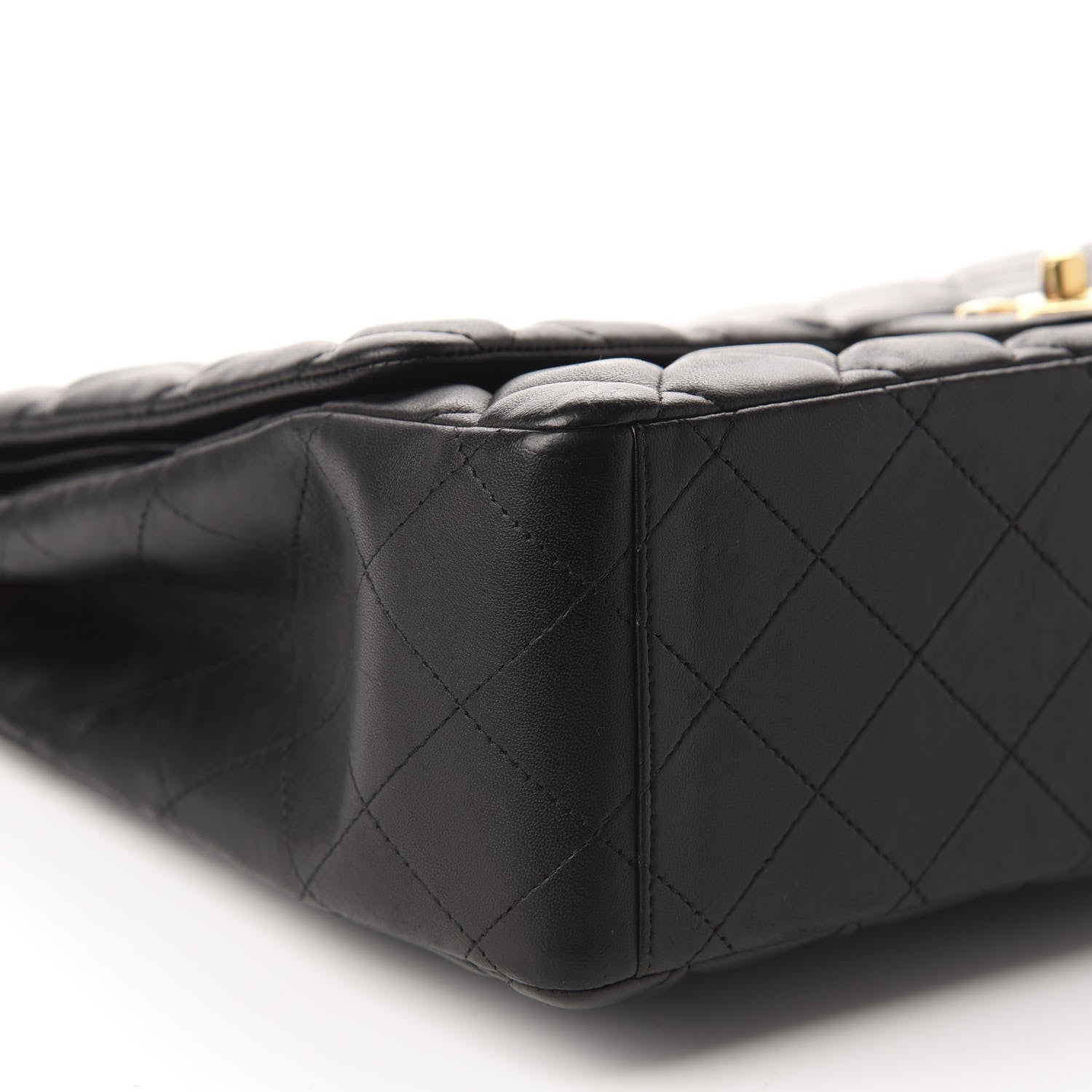 Chanel Lambskin Quilted Maxi Double Flap Black 6 of 12