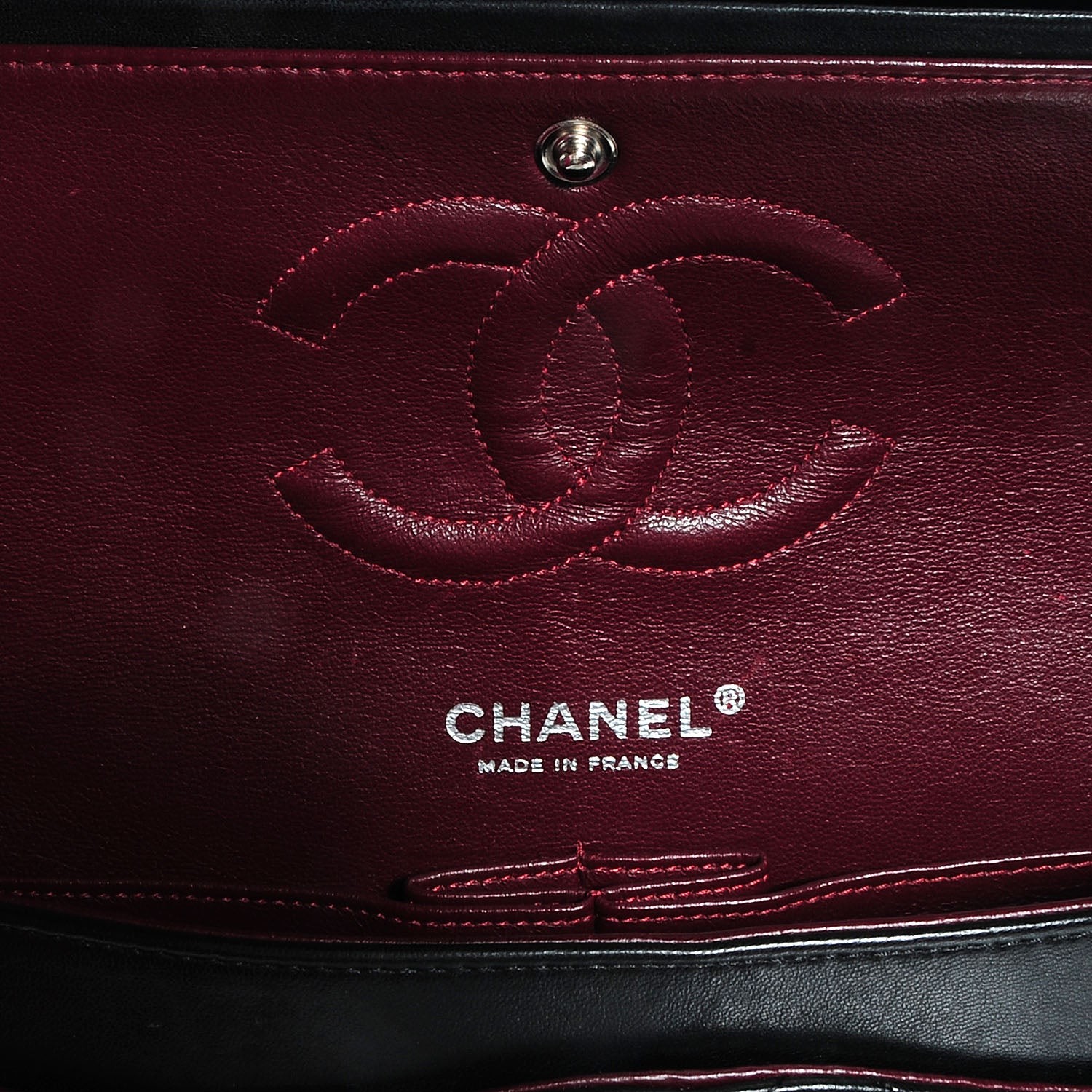 Chanel Lambskin Medium Double Flap Black 7 of 9