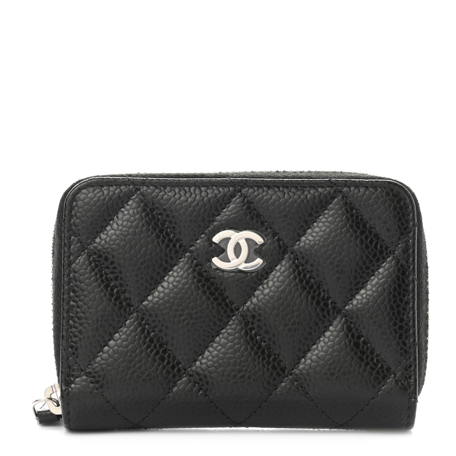 Chanel Caviar Quilted Classic Zipped Coin Purse Black 1 of 8