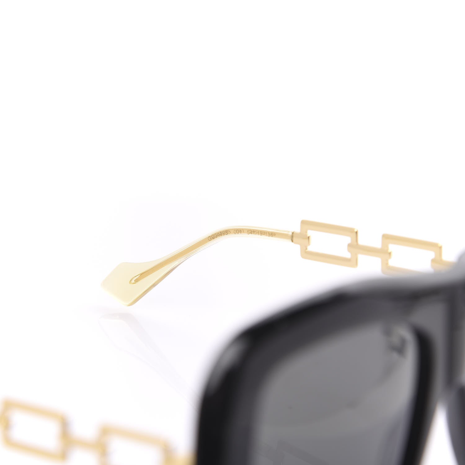 Gucci Oversize Square Frame GG0499S Sunglasses Black 6 of 8