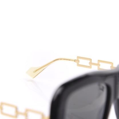 Gucci Oversize Square Frame GG0499S Sunglasses Black 6 of 8