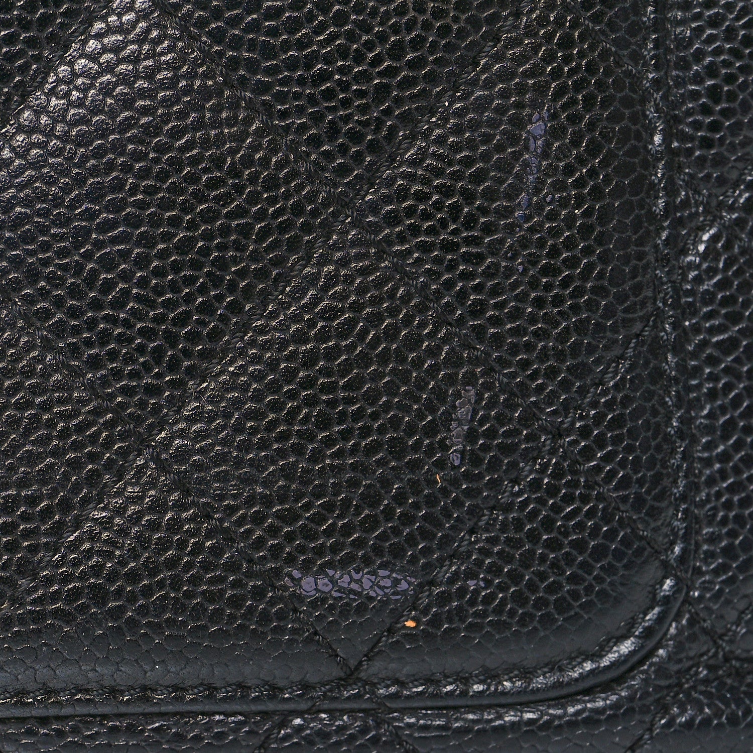 Chanel Caviar Quilted Jumbo Kelly Flap Black 12 of 13