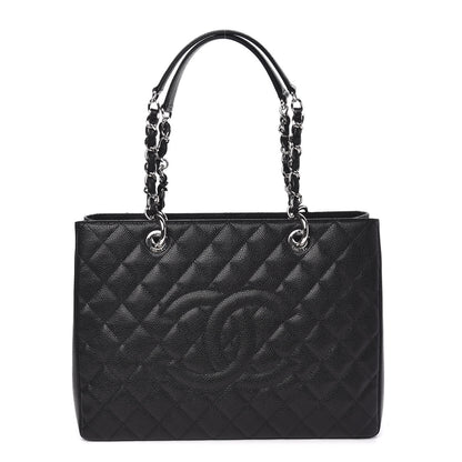 Chanel Caviar Quilted Grand Shopping Tote GST Black 1 of 10