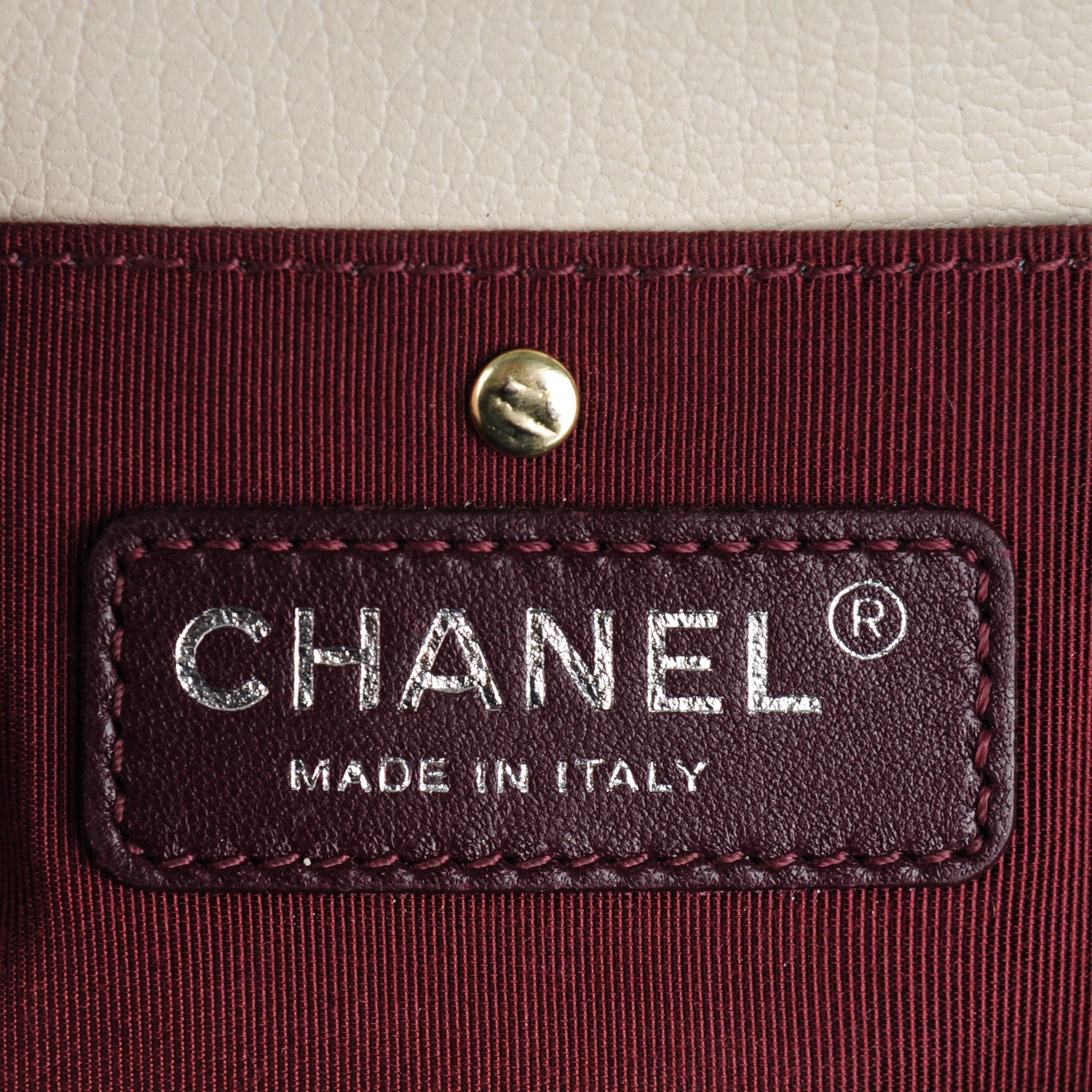 Chanel Goatskin Quilted Patent Small Duo Boy Flap White 7 of 9