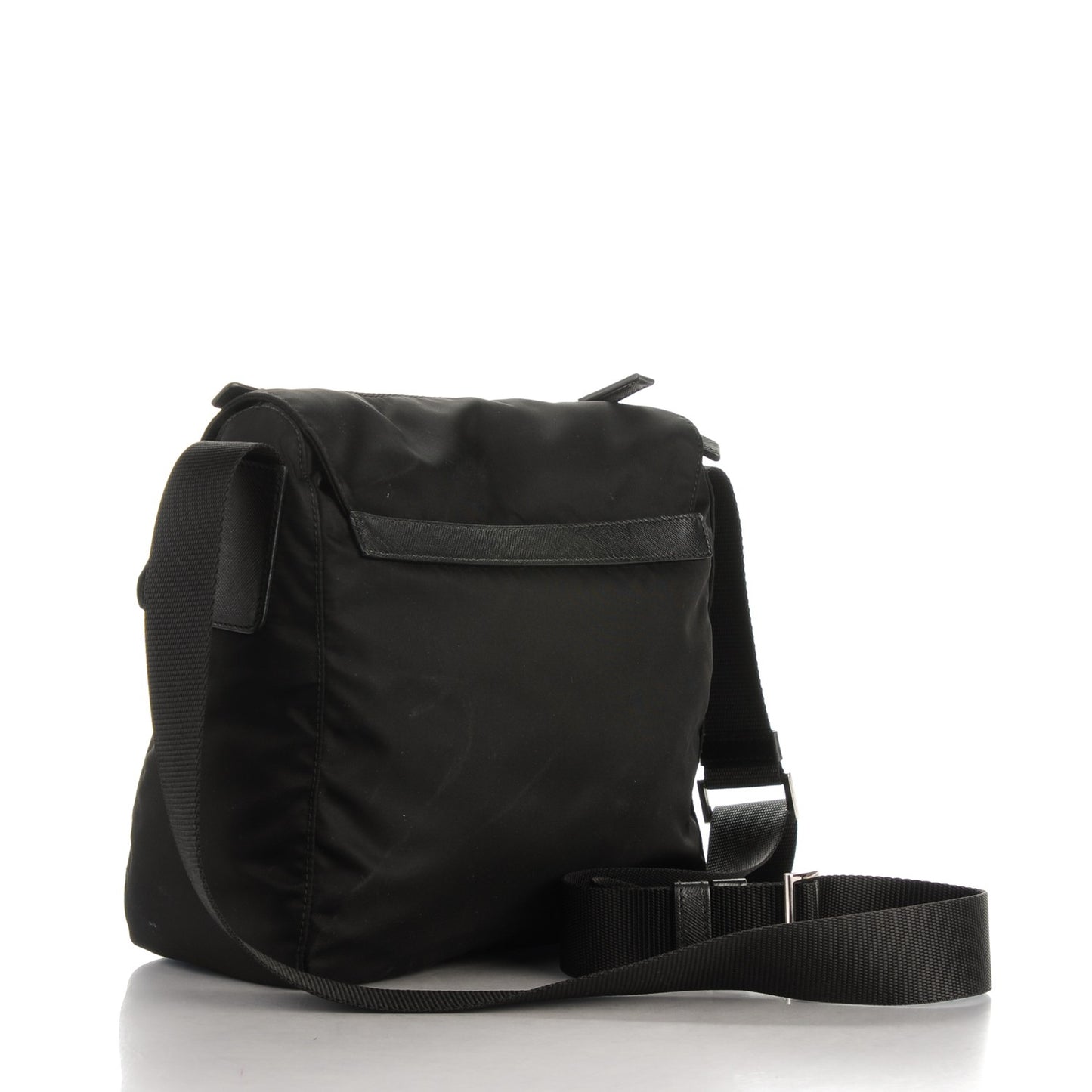 Nylon Vela Messenger Black