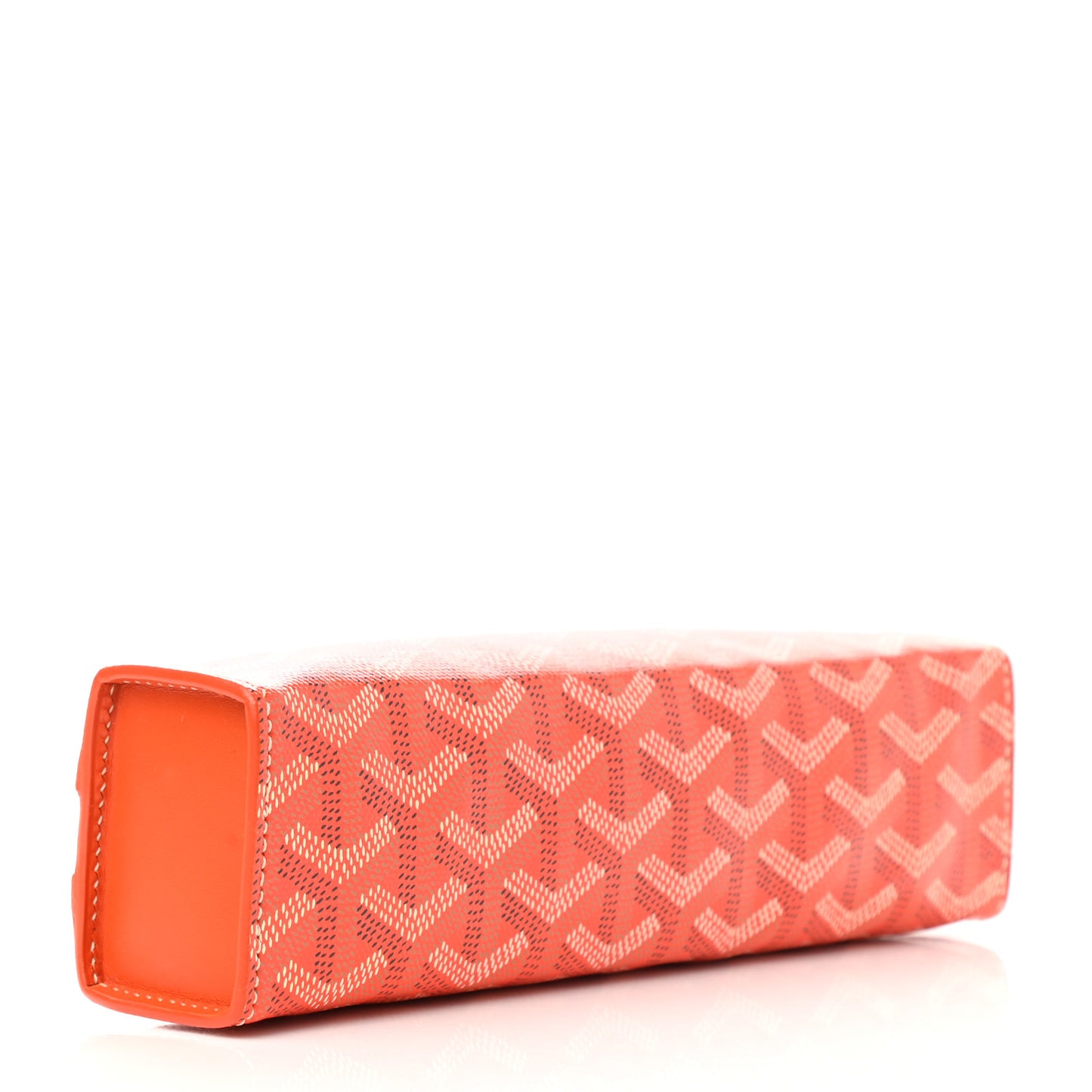 Goyardine Trousse Pencil Pouch Orange