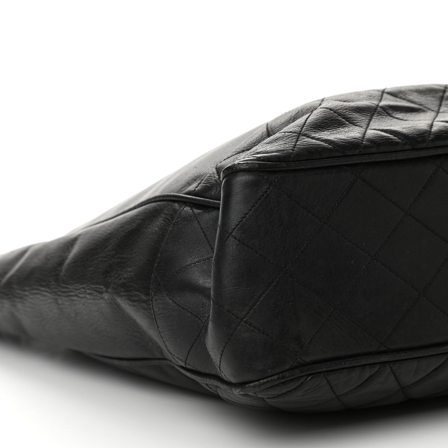 Chanel Lambskin Shoulder Bag Black 9 of 10